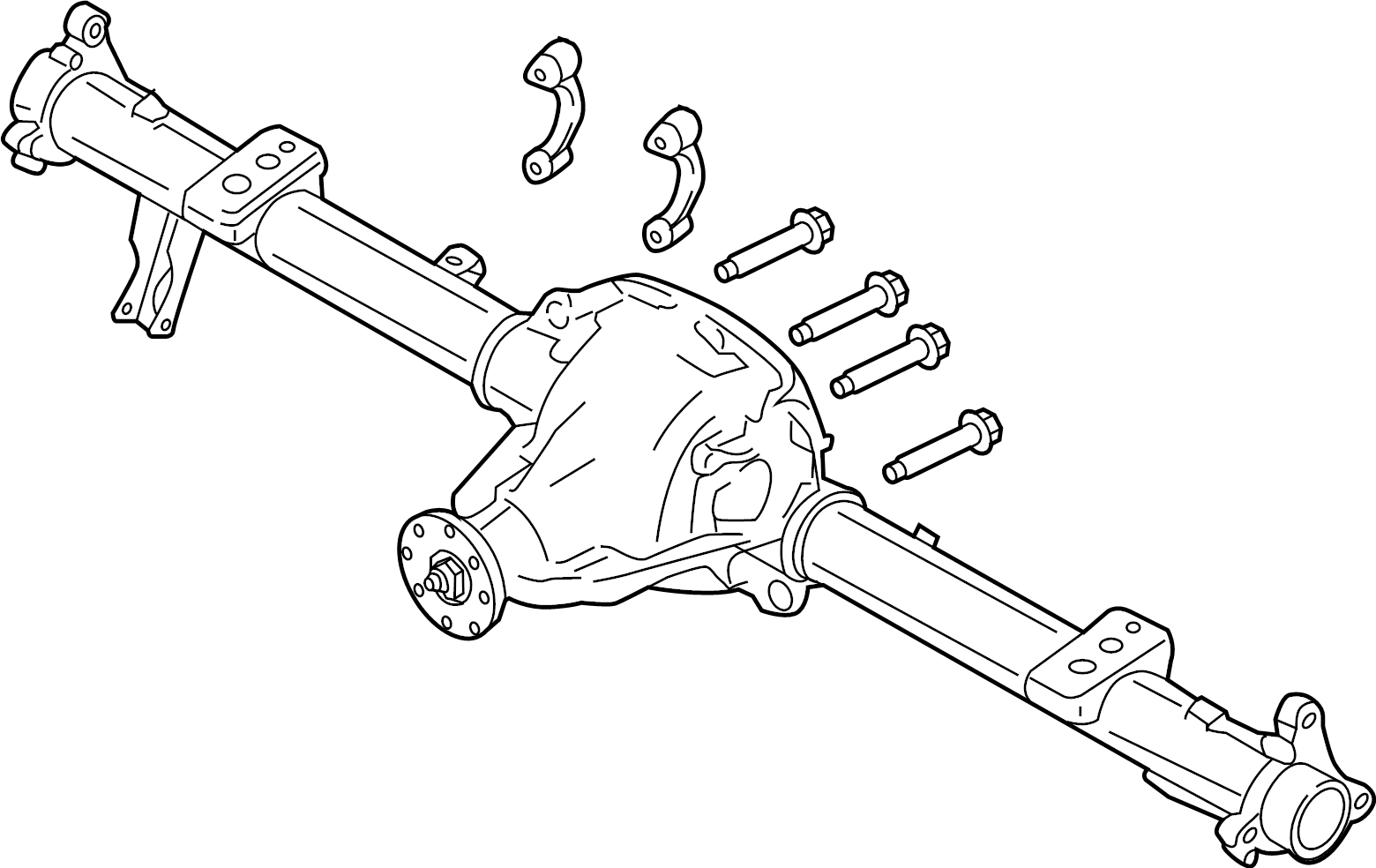 View ML3Z4010E Differential Housing (Rear) Full-Sized Product Image