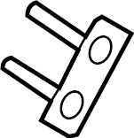 View HL3Z17C886B Plate. Face. Bar. Bumper. Brace.  Full-Sized Product Image