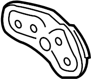 View F65Z19C593BD HVAC Case Seal (Lower) Full-Sized Product Image