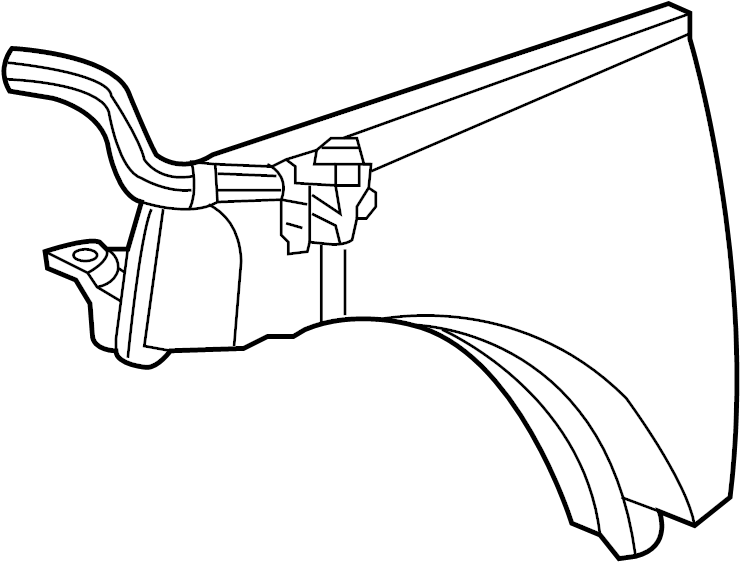 View F75Z9E453AA Vacuum Reservoir Full-Sized Product Image