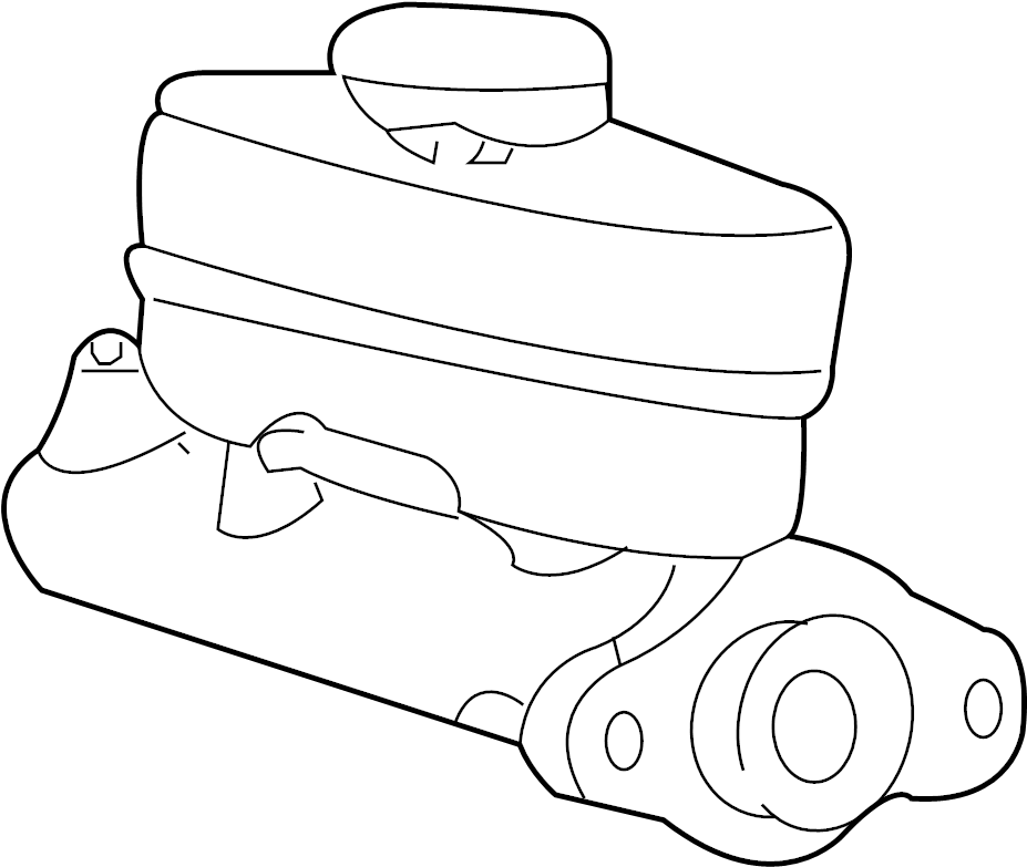 View F75Z2140JA Brake Master Cylinder Full-Sized Product Image