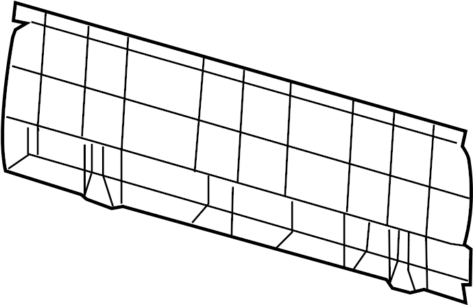 View 2L3Z18613A38AA Seat Back Frame (Rear) Full-Sized Product Image