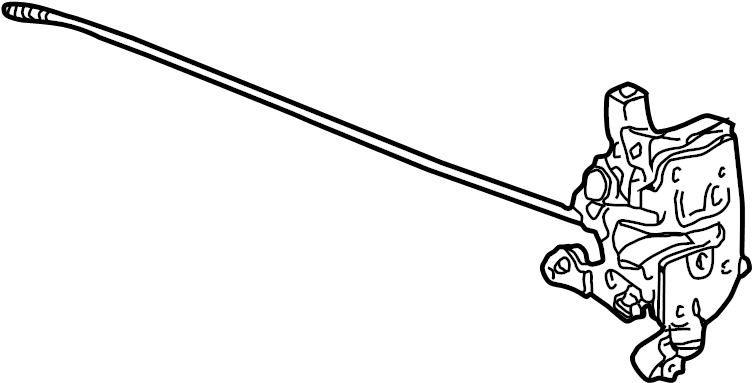View 1L3Z16219A65C Door Latch Assembly Full-Sized Product Image