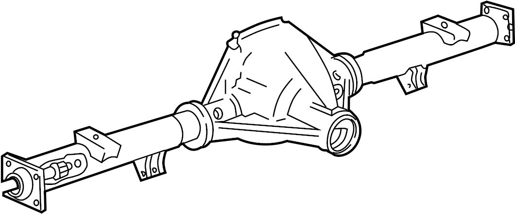 View F75Z4010HA Differential Housing (Rear) Full-Sized Product Image