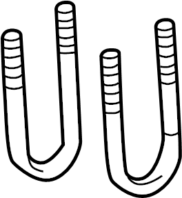 View 1L3Z5705AA Leaf Spring Bolt Full-Sized Product Image