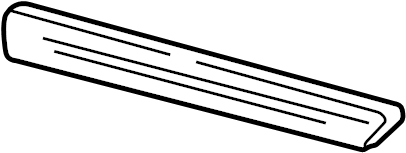 View YL3Z1625533APTM Door Molding (Rear, Lower) Full-Sized Product Image
