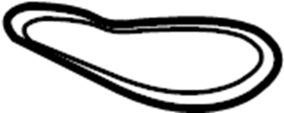 View 3C3Z6619BA Engine Oil Filter Adapter Gasket Full-Sized Product Image
