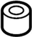 View D5UZ1000155AA Body Mount Cushion (Front, Lower) Full-Sized Product Image