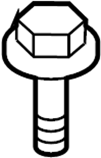 View N807309S437 Bolt. Bracket. Alternator.  Full-Sized Product Image