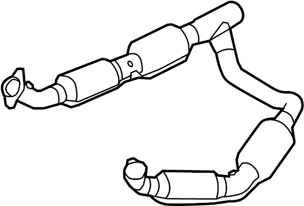 View AC2Z5F250A Catalytic Converter Full-Sized Product Image