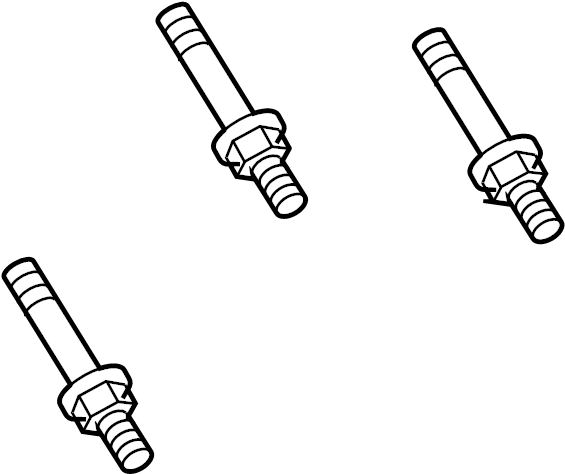 View 3C3Z9S425AA Exhaust Manifold Stud Full-Sized Product Image