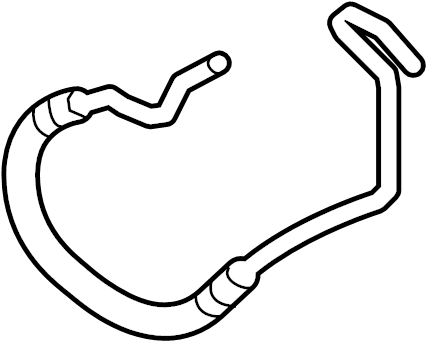View 7C2Z3A719C Power Steering Pressure Hose (Front) Full-Sized Product Image