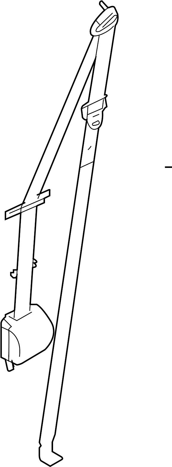 View 9C2Z16611B68EA Seat Belt Lap and Shoulder Belt Full-Sized Product Image
