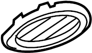View 9C2Z19893AD Dashboard Air Vent Full-Sized Product Image
