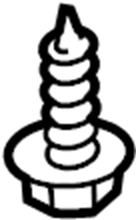 View 55928S58 Sun Visor Holder Screw Full-Sized Product Image