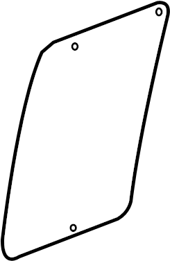 View F8UZ1525722BB Door Glass (Rear) Full-Sized Product Image