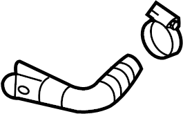View 9C2Z9B210A Fuel Hose Full-Sized Product Image