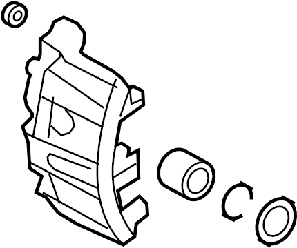 View BC2Z2552A Disc Brake Caliper Full-Sized Product Image