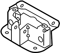 View 7T1Z16707A Hood Latch Support Full-Sized Product Image