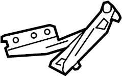 View 2T1Z16796A Hood Hinge Full-Sized Product Image