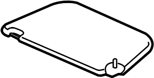 View 9T1Z6104104AB Sun Visor Full-Sized Product Image
