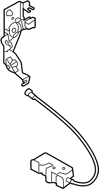 View 9T1Z61431A03D Door Latch Assembly (Lower) Full-Sized Product Image