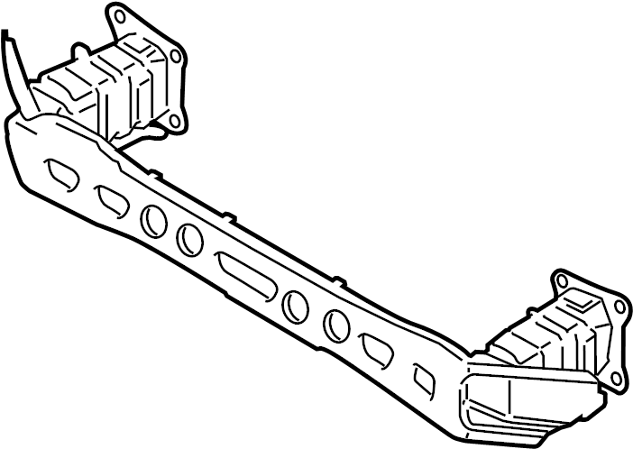View KV6Z6110852D Bumper Impact Bar Full-Sized Product Image