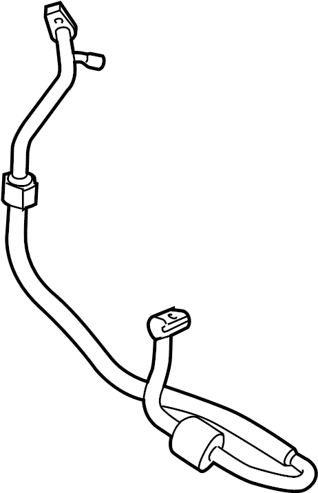 View KV6Z19D742E AC line. Suction hose. TUBE ASSEMBLY.  Full-Sized Product Image