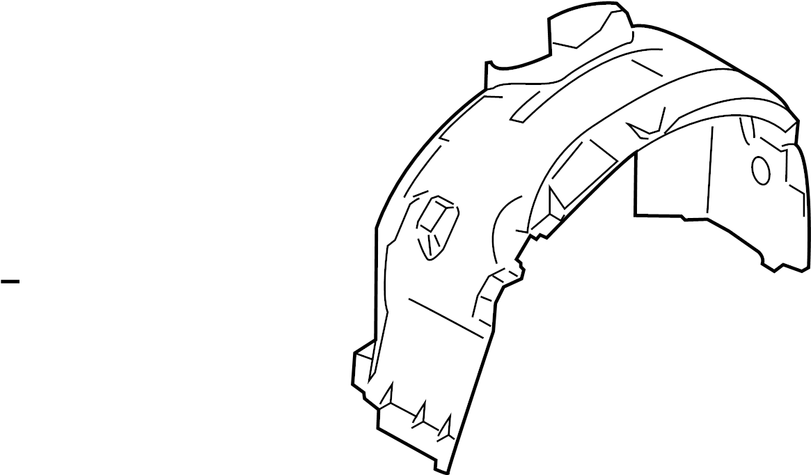 View DT1Z16103C Fender Splash Shield (Front, Lower) Full-Sized Product Image