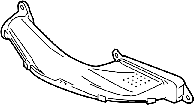 View CP9Z9A624B Engine Air Intake Hose (Front, Lower) Full-Sized Product Image
