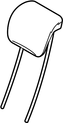 View DT1Z76611A08AA Headrest Full-Sized Product Image