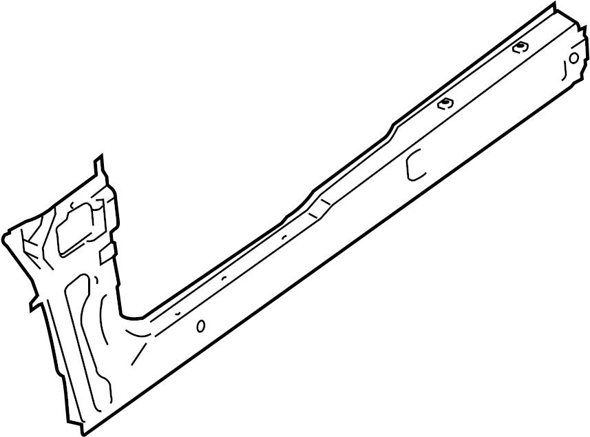 View DV6Z6110111L Floor Side Rail (Front) Full-Sized Product Image