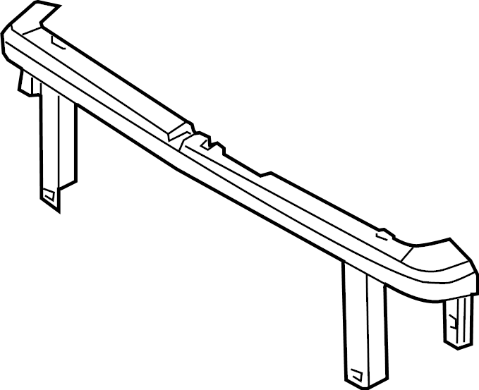 View 8C2Z8A284A Radiator Support Panel (Upper) Full-Sized Product Image