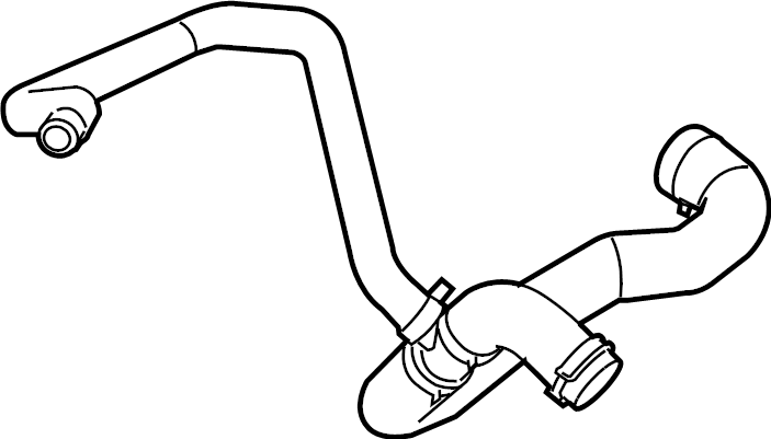 View AC2Z8286D Radiator Coolant Hose (Lower) Full-Sized Product Image