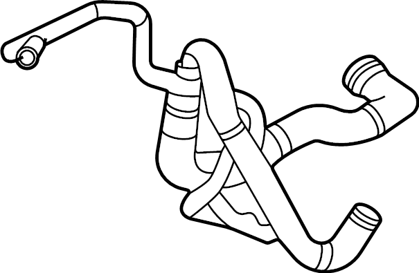 View HC2Z8286D Radiator Coolant Hose (Lower) Full-Sized Product Image