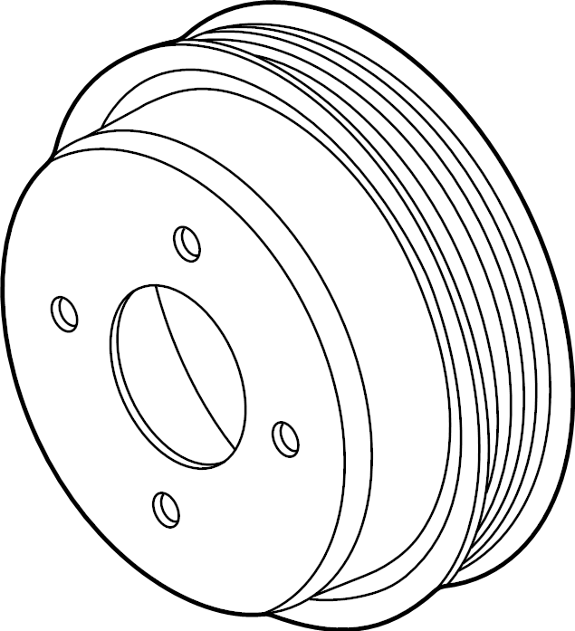 View LC3Z8509B Engine Water Pump Pulley Full-Sized Product Image