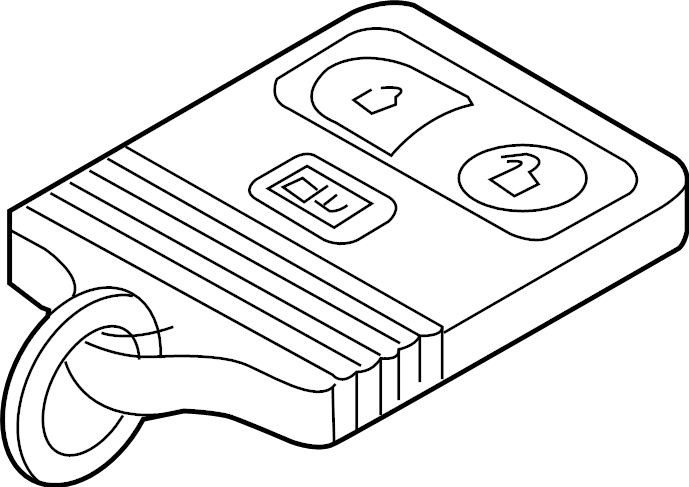 View GB5Z15K601A Keyless Entry Transmitter Full-Sized Product Image