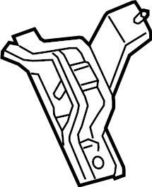 View 5U9Z6038AA Engine Mount (Front, Rear) Full-Sized Product Image