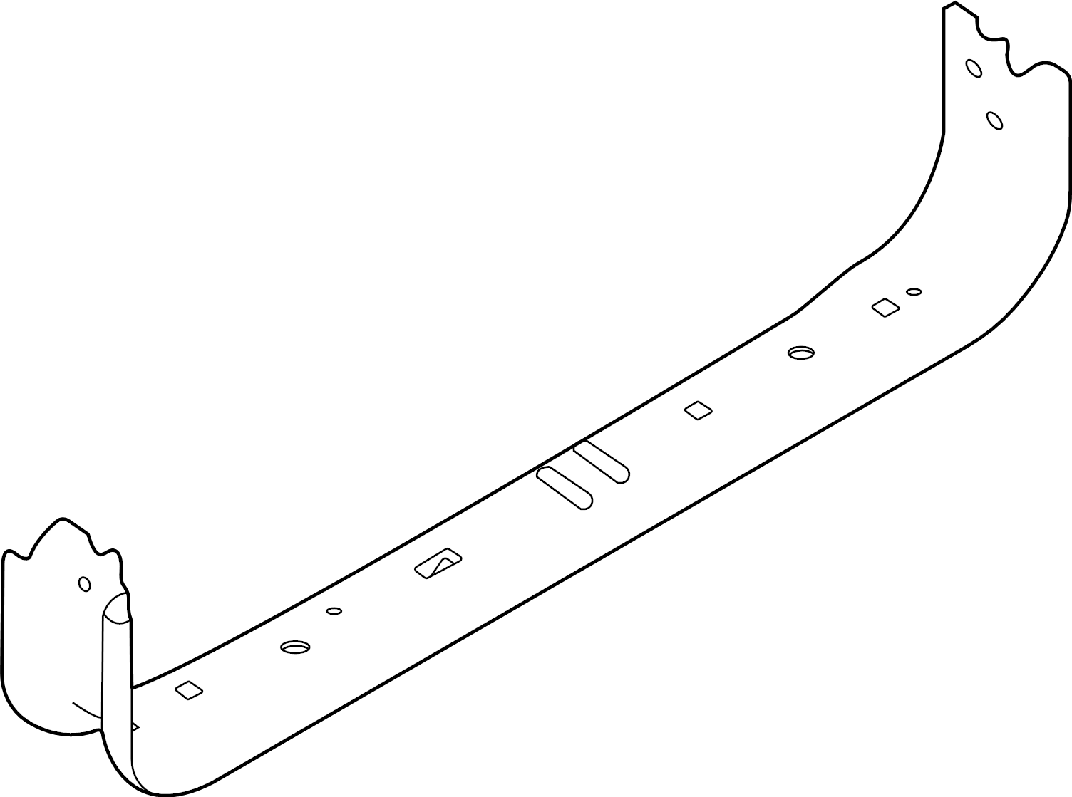View GC2Z6A023A Transmission Crossmember Full-Sized Product Image