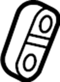 View 4C2Z5A262CA Insulator. Bracket. (Front, Rear) Full-Sized Product Image