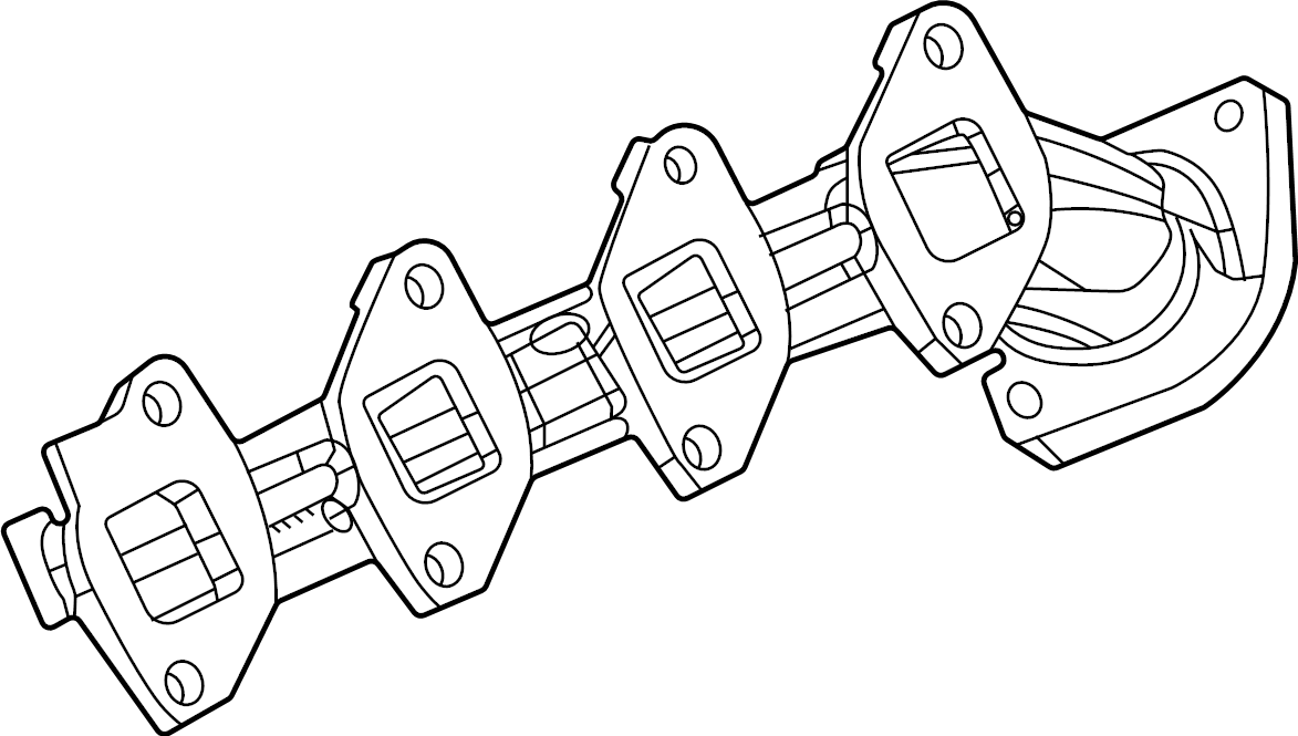 View HC2Z9431A Exhaust Manifold Full-Sized Product Image