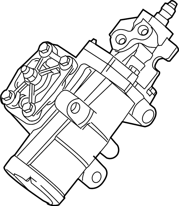View GU2Z3504A Steering Gear Box Full-Sized Product Image