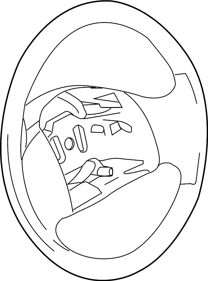 View AC2Z3600CA Steering Wheel Full-Sized Product Image