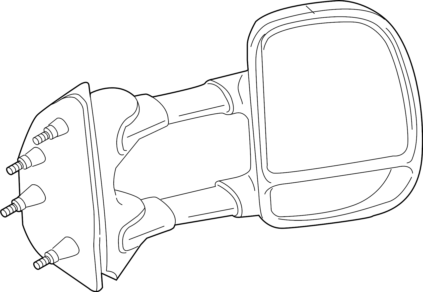 View 7C2Z17682DA Door Mirror (Rear) Full-Sized Product Image