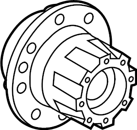 View LC2Z1109B Wheel Hub Full-Sized Product Image