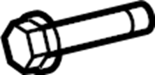 View W708737S439 Bolt. Link. Stabilizer. (Front) Full-Sized Product Image
