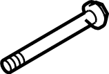 View W707529S439 Leaf Spring Shackle Bolt (Rear) Full-Sized Product Image