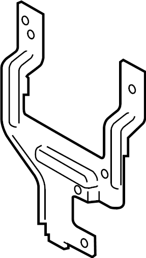 View KT1Z14C022A Cruise Control Distance Sensor Bracket Full-Sized Product Image