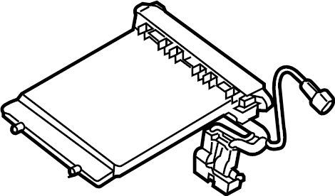 View BV6Z19E616A HVAC Heater Core Heater Element Full-Sized Product Image