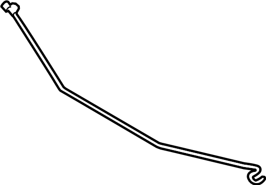 View DT1Z16826B Hood / Trunk Prop Rod Full-Sized Product Image